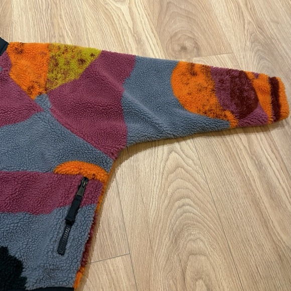 Free People Rocky Ridge Trailblazer Fleece Jacket Size S Pullover Rare - Picture 7 of 11